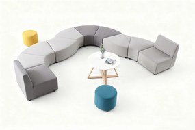 Siedzisko LEA, trójkąt, ciemnoszara