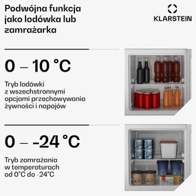 Klarstein Irene chłodziarko-zamrażarka, 31 litrów