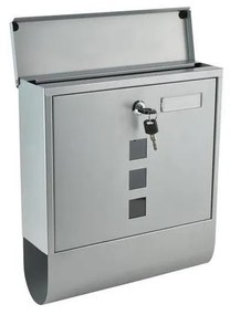 Srebrna skrzynka na listy 34x30,7 cm