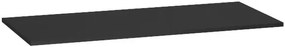 Klasyczny blat łazienkowy 120 cm czarny groszek H0-H70