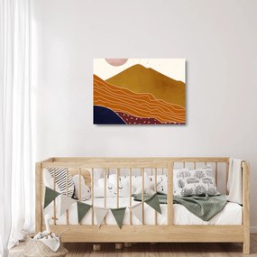 Obraz na szkle - Spacefrog design mountain N⁰1 (70x50 cm)