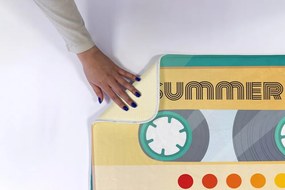 Dywanik łazienkowy antypoślizgowy Dywanik łazienkowy antypoślizgowy Kaseta Retro
