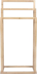 Mexen Bamboo stojący wieszak na ręcznik, bambus natural - 701342-00