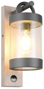 Zewnętrzna lampa ścienna (wysokość 33 cm) Sambesi – Trio