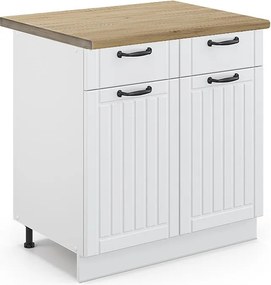 Szafka dolna do kuchni biały domek wiejski 80x60x82 fame-line