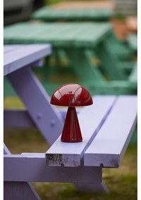 Czerwona lampa stołowa LED ze ściemniaczem (wysokość 20 cm) Mush – Hübsch