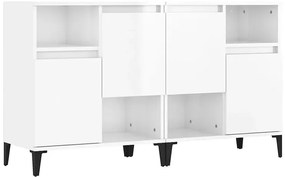 Komplet 2 białych komód w połysku S9-F07