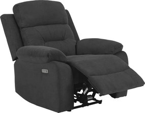 Antracytowy fotel wypoczynkowy Vansbro – Actona