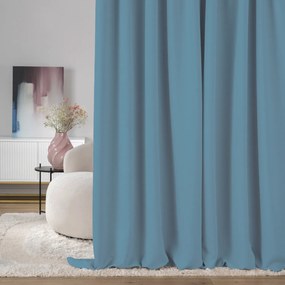 Zasłona zaciemniająca na taśmie marszczącej  niebieski 140 x 280 cm 1 szt.