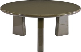 Stolik kawowy z MDF - Lakierowany khaki - ZINAPA