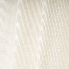 Beżowa firanka z mieszanki lnu 140x260 cm Fifties – Casa Selección