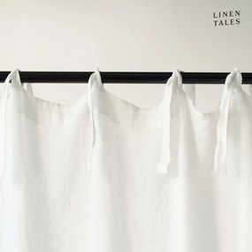 Biała lniana firanka 130x170 cm White – Linen Tales