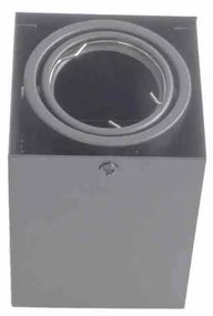 LAMPA SUFITOWA BLOCCO SZARY 1x7W GU10 LED