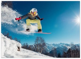 Obraz - Snowboardzista (70x50 cm)