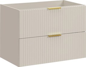 Szafka łazienkowa pod umywalkę wpuszczaną Adel 80 cm, kaszmir
