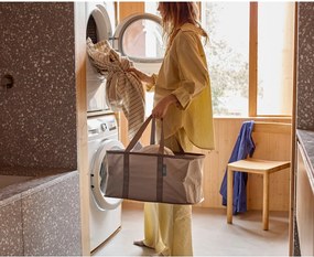 Szary tekstylny kosz na pranie składany 35 l Duo – Joseph Joseph