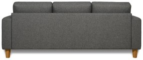 Ciemnoszara sofa 217 cm Focus – Scandic