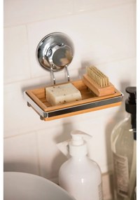Mydelniczka bambusowa z przyssawkami Compactor Spa