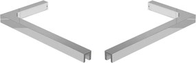 Mexen zestaw wsporników kątowych L do drzwi i ścianek prysznicowych 6-8 mm, chrom - 830-12-01