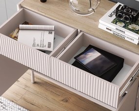 Komoda DUMI 06 2D2S 104 kaszmirowa/dąb cremona  ML MEBLE