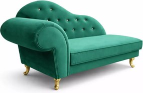 Elegancki szezlong tapicerowany w stylu angielskim