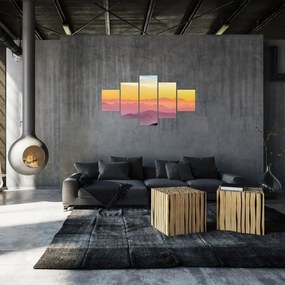 Obraz kolorowego nieba (125x70 cm)