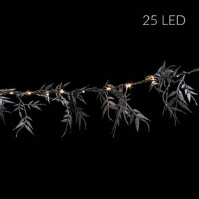 Girlanda świetlna wewnętrzna z roślinnym motywem, 25 LED