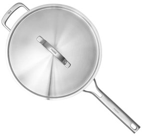 Patelnia wok ze stali nierdzewnej z pokrywką ø 30 cm Lucca 3.0 – FABINI
