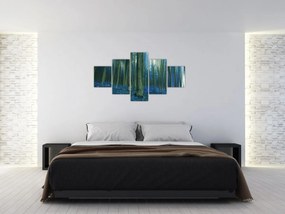 Obraz - Niebieski las (125x70 cm)