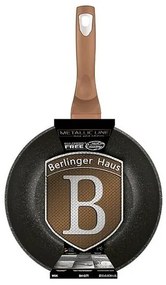 Berlinger Haus Wok patelnia Rosegold Metallic Line, 30 cm