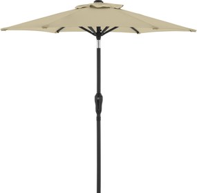 Doppler LIFE jasny parasol ogrodowy 180 cm beżowy