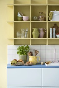 Żółta ceramiczna misa na ciasto MYNTE LEMONADE