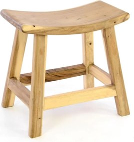 Taboret z drewna suar DIVERO