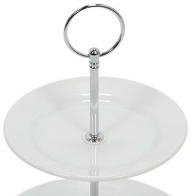 Patera dwupiętrowa z porcelany