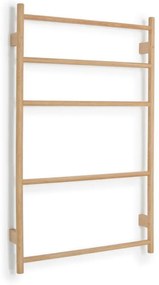 Wieszak na ręczniki z drewna dębowego Wireworks Towel Rail Wallbar