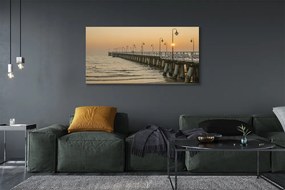 Obraz na płótnie Klasyczne Molo w Gdańsku