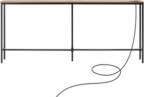 Stolik Konsolowy, SucceBuy Wąski Stolik Konsolowy 180 cm z Półką do Przedpokoju i Salonu