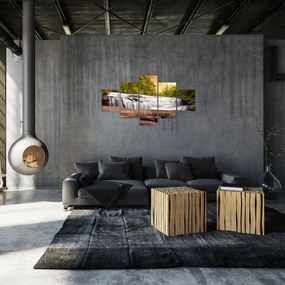 Obraz wodospadu (125x70 cm)