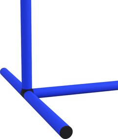 Zestaw Agility PawHut dla Psów, Trening dla Początkujących, 4 Łuki, z Torbą Transportową, Niebiesko-Żółty, 88 x 64 x 95 cm