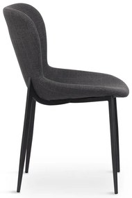 Ciemnoszare krzesło Ross – Unique Furniture