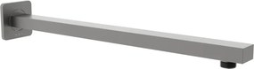 Mexen ramię prysznicowe ścienne 40 cm, gun gray szczotkowany - 79112-66