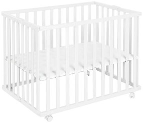 Biały kojec dla dzieci 100x75 cm – Roba