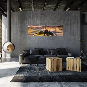 Obraz krajobrazu w książce (170x50 cm)