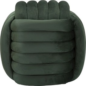 Pufa Łokieć 6, Zielony, 45x45x45 cm, Kendra Home