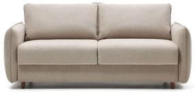 Beżowa rozkładana sofa 185 cm Carlota – Kave Home