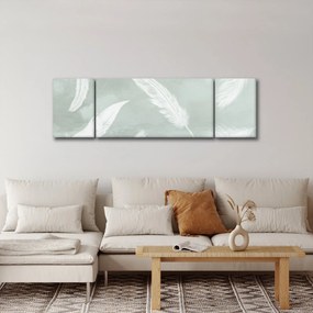 Obraz - Białe pióra (170x50 cm)