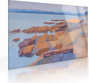 Obraz na szkle - Henri Edmond Cross, Calanque des Antibois, reprodukcje (70x50 cm)
