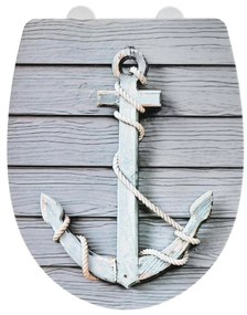 WENKO 23536100-WC deska sedesowa RELIEF 36,5x45 cm wielobarwna/srebrna