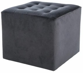 PUF LORI VELVET CZARNY BLUVEL 19 SIGNAL