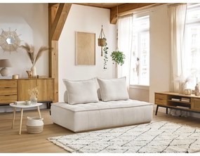 Biała sofa z materiału bouclé 175 cm Elisa – Bobochic Paris